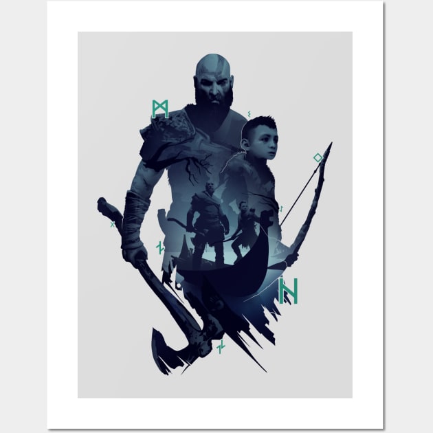 God of War Wall Art by whydesign